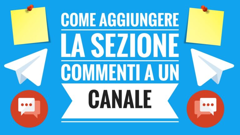 commentare su un canale telegram