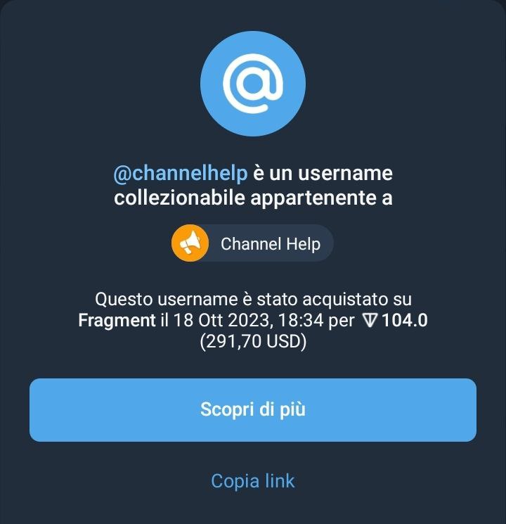 Channel Help bot - come usarlo su telegram