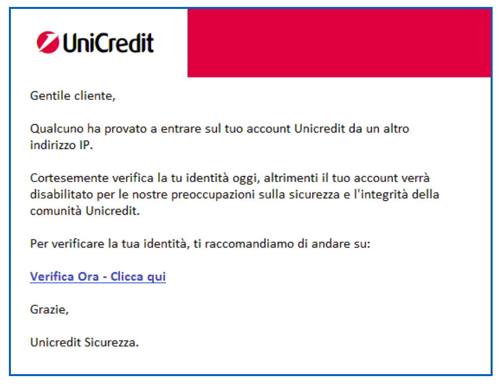 tentativo di Phishing