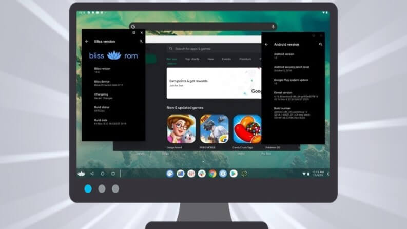 Bliss OS una rom cucinata di Android anche per PC