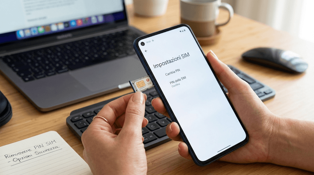 Ttogliere Il PIN Dalla SIM