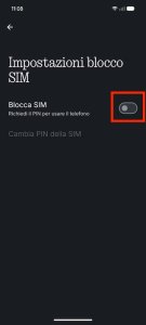 Blocco Sim Android Disattivato