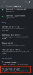 Impostazioni Android Piu Sicurezza E Privacy