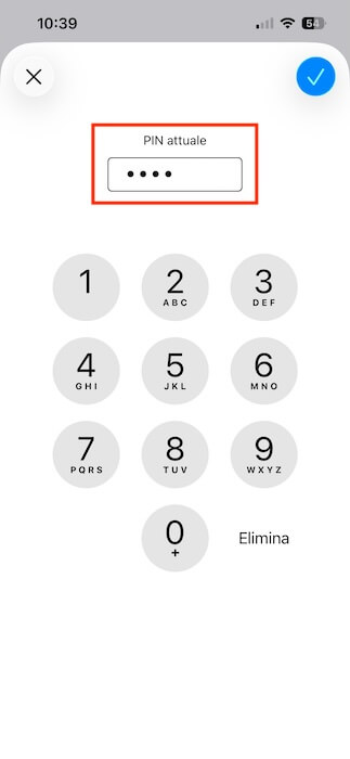 iphone cambio pin attuale