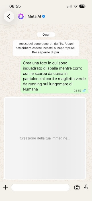 meta ai creazione foto