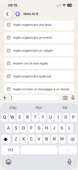 meta ai esempi prompt