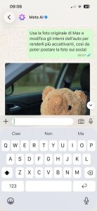 meta ai richiesta modifica foto