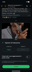 Traduzione Messaggio Whatsapp Versione Android Da Inglese A Italiano