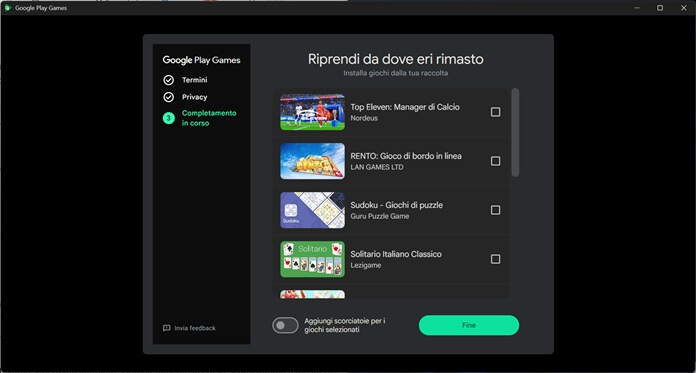Riprendi Da Dove Eri Rimasto Google Play Games